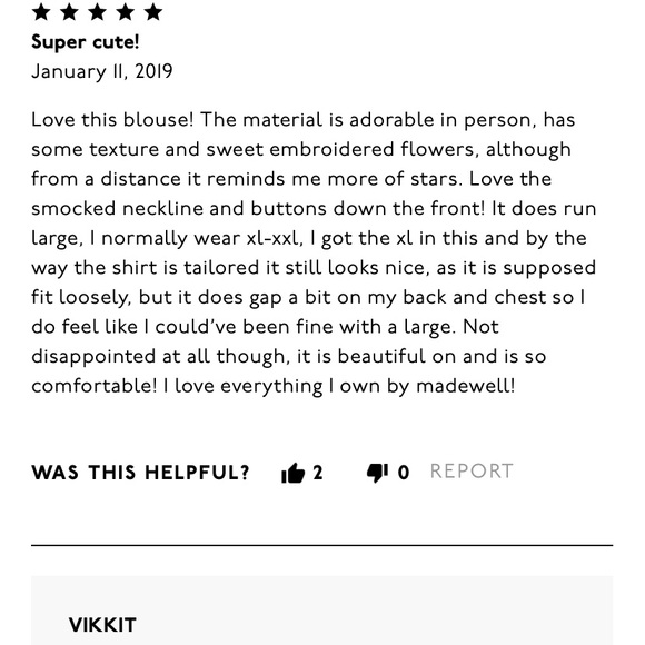 Madewell EmbroideredSwing Blouse Top - Picture 10 of 13